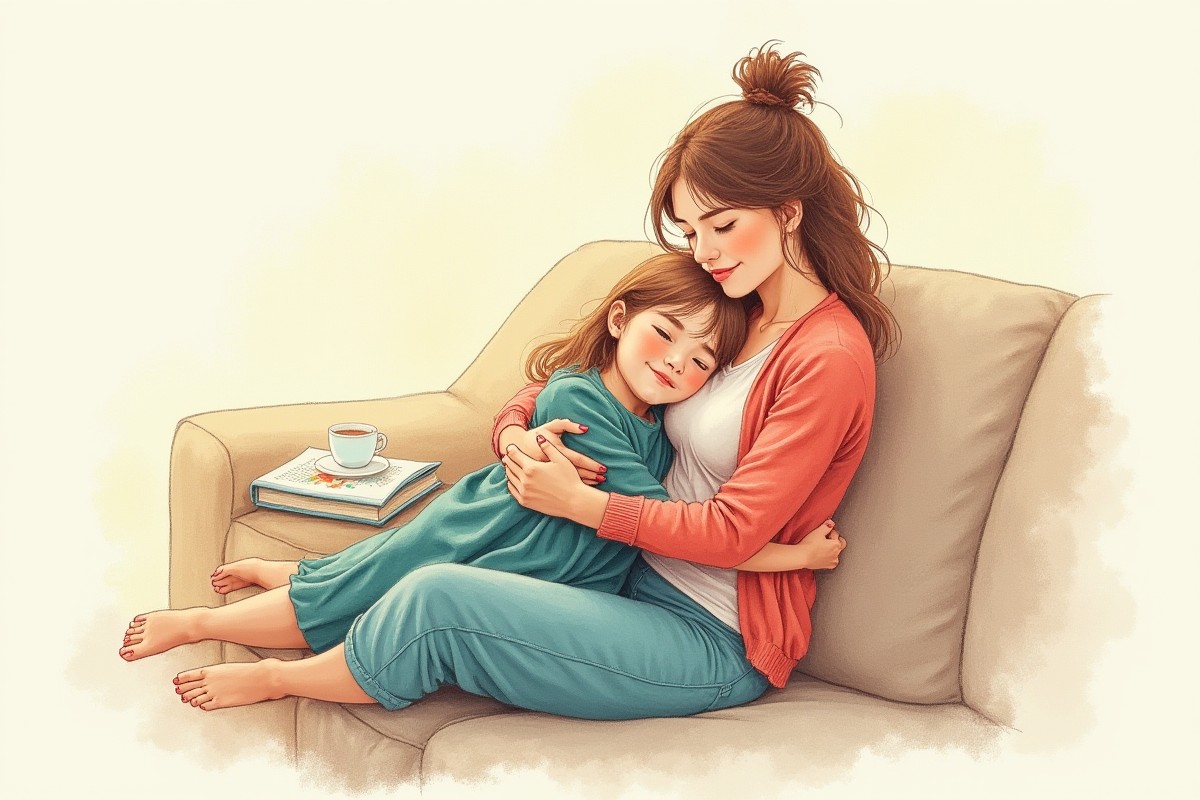 mama-obnimaet-dochku-na-divane