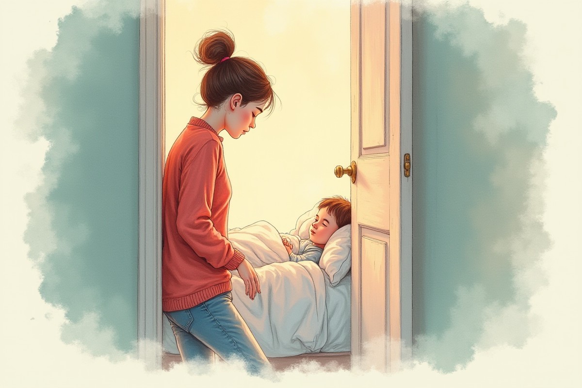 mama-smotrit-na-spyashego-rebenka