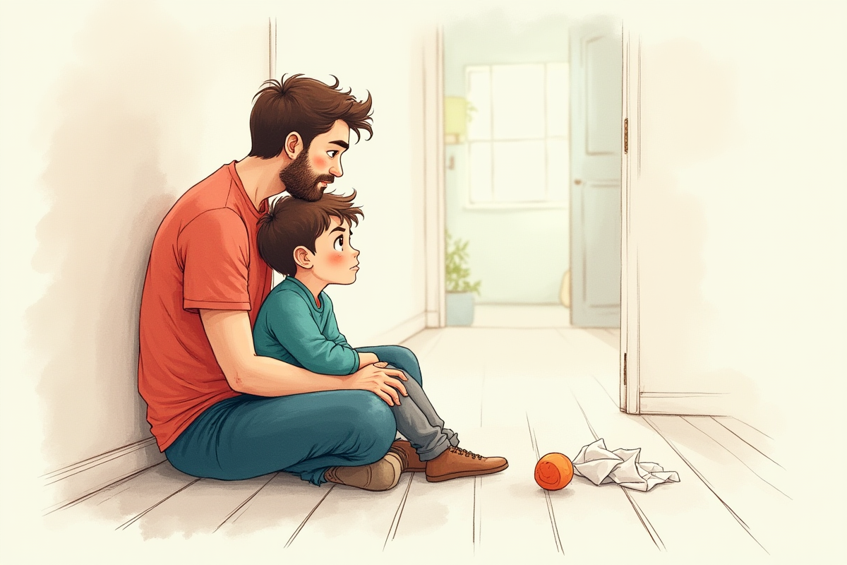 img-papa-sidit-ryadom-s-synom-na-polu