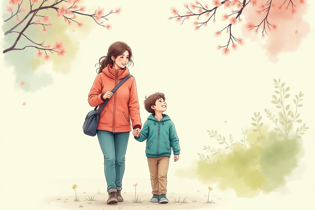 rebenok-i-mama-gulyayut-v-parke