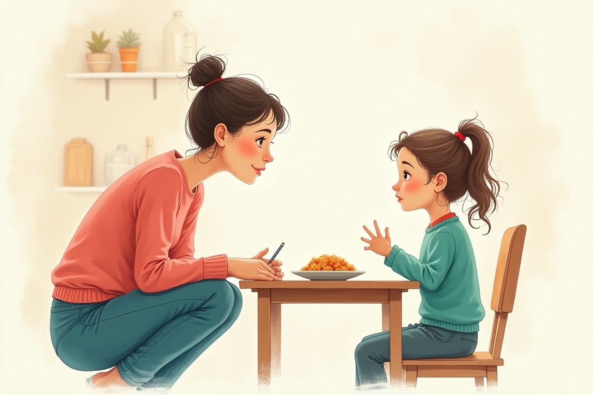 mama-slushayat-dochku-za-stolom