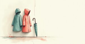 Два плаща в тихой прихожей